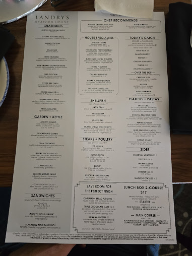 Menu Landrys Seafood House El Paso - 16