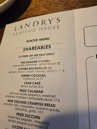Menu Landrys Seafood House El Paso - 17