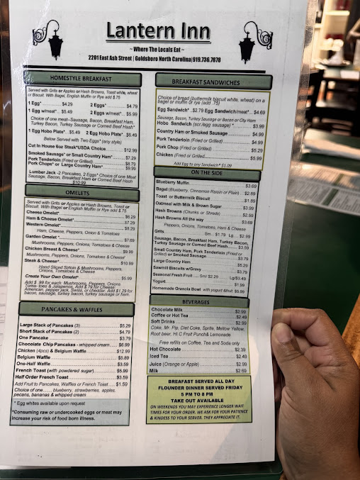 Menu Lantern Inn - 20