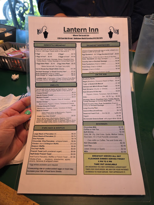 Menu Lantern Inn - 23