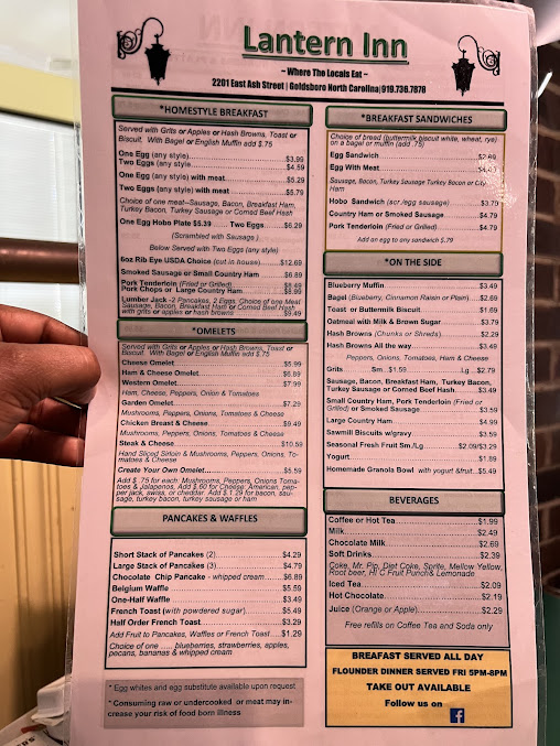 Menu Lantern Inn - 25