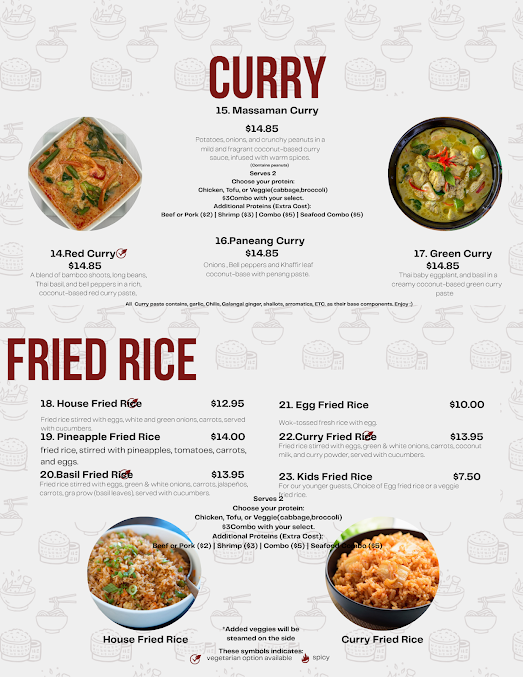 Menu Lao And Thai Spicy Noodle - 21