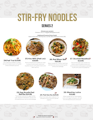 Menu Lao And Thai Spicy Noodle - 24