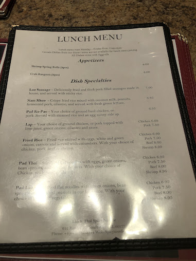 Menu Lao And Thai Spicy Noodle - 29