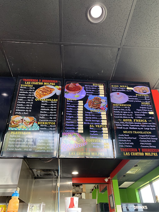 Menu Las Cuatro Milpas Atlanta - 21