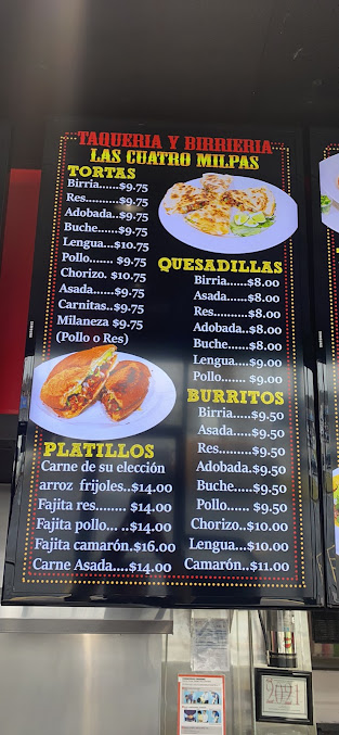 Menu Las Cuatro Milpas Atlanta - 25