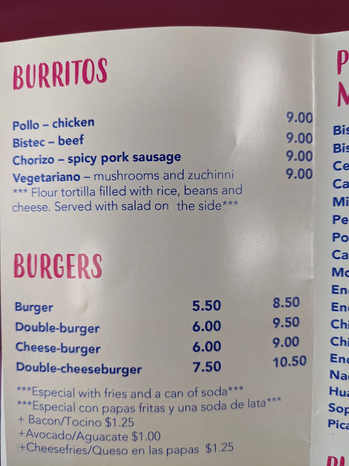 Menu Las Mexicanitas De La 37 - 13
