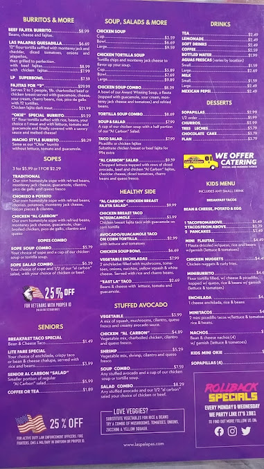 Menu Las Palapas Leon Springs - 20