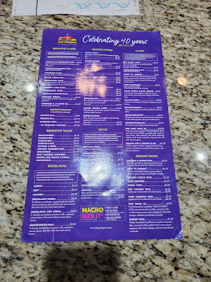 Menu Las Palapas Leon Springs - 22