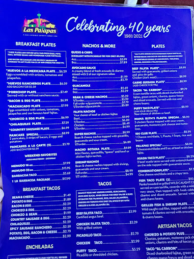 Menu Las Palapas Leon Springs - 24