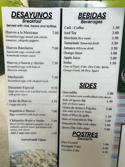 Menu Las Salsas Dona Mary - 21