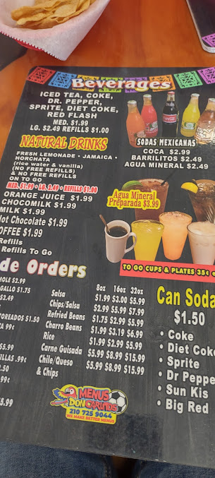 Menu Las Tapatias De Jalisco - 25