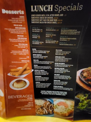 Menu Las Trancas Belpre Ohio - 21