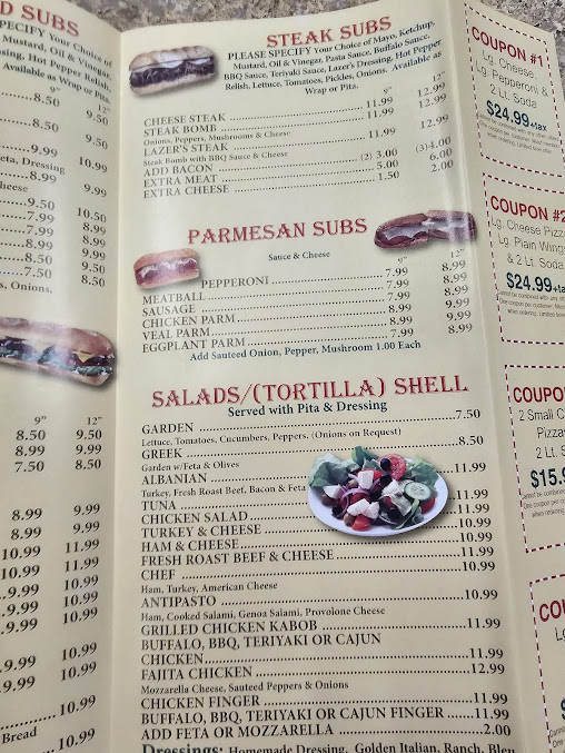 Menu Lazers Pizza Roast Beef - 24
