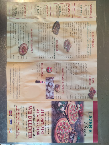 Menu Lazers Pizza Roast Beef - 27