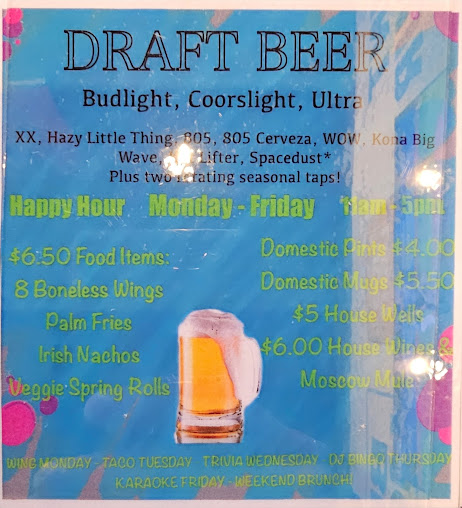 Menu Lazy Palm Sports Grill - 26