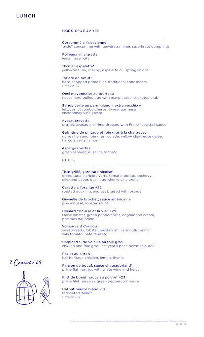 Menu Le Coucou - 23