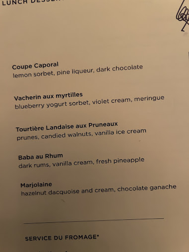 Menu Le Coucou - 26