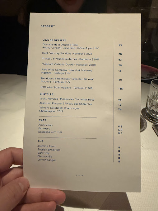 Menu Le Coucou - 27