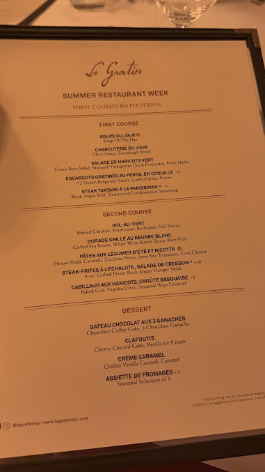 Menu Le Gratin - 25