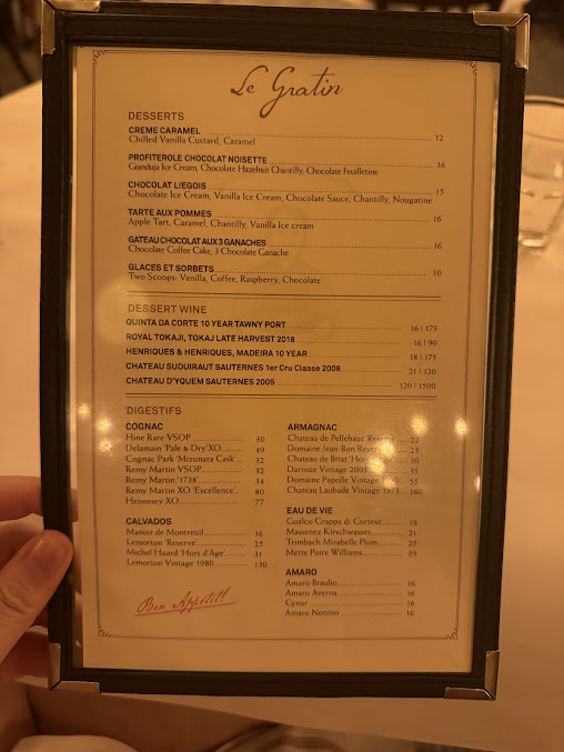 Menu Le Gratin - 28