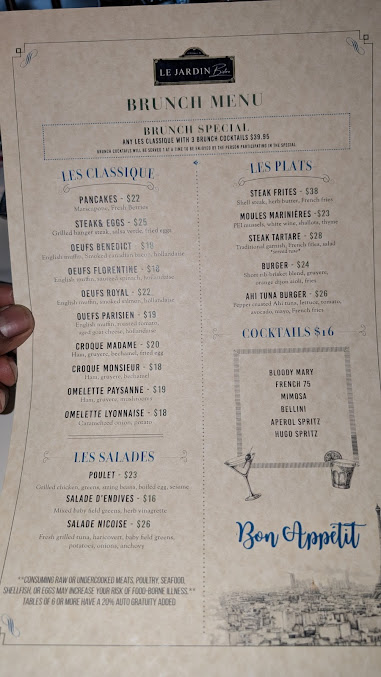 Menu Le Jardin Bistro Nyc - 23