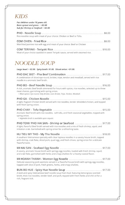 Menu Le Mekong Vietnamese Cuisine - 23