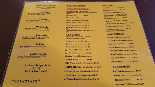 Menu Lee Roys Chicken Burgers - 22