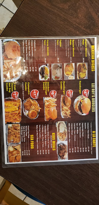 Menu Lee Roys Chicken Burgers - 24