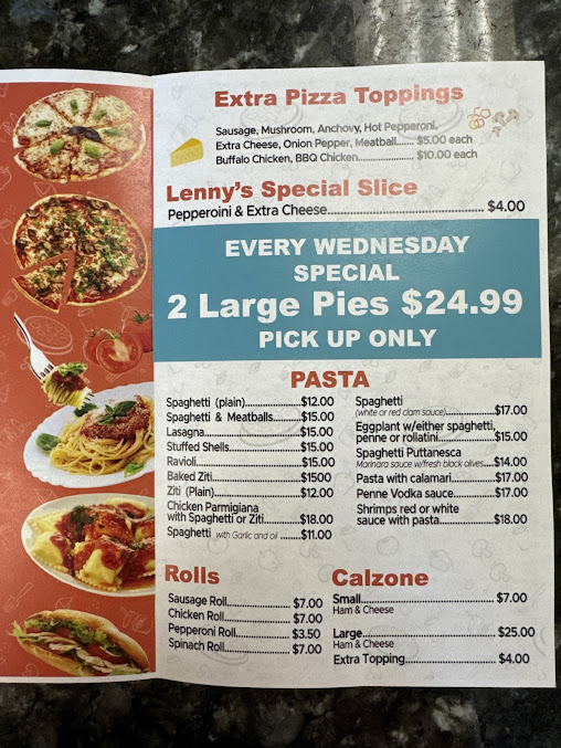 Menu Lenny's Pizzeria - 20