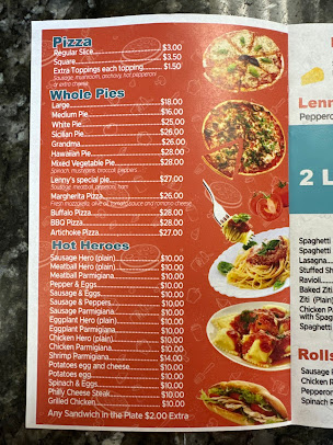 Menu Lenny's Pizzeria - 23