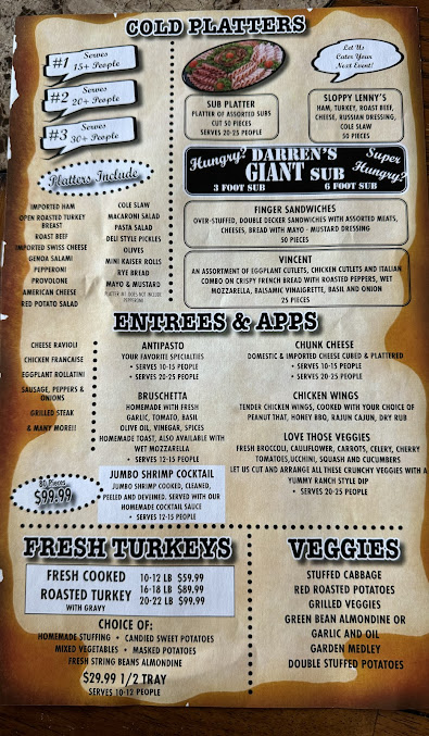 Menu Lennys Silverton Meats Deli - 20