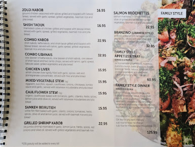 Menu Libanais Restaurant - 24