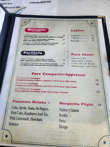 Menu Libra Por Libra Mariscos - 20