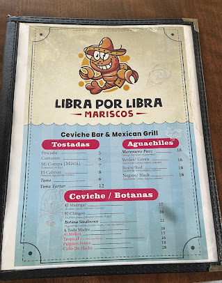 Menu Libra Por Libra Mariscos - 24