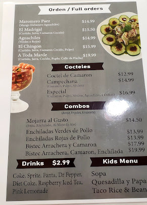 Menu Libra Por Libra Mariscos - 25
