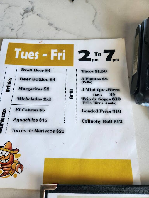 Menu Libra Por Libra Mariscos - 29
