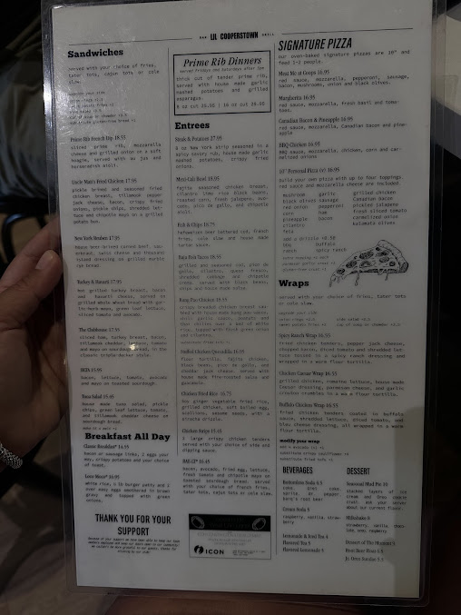 Menu Lil Cooperstown Bar Grill West Linn - 12