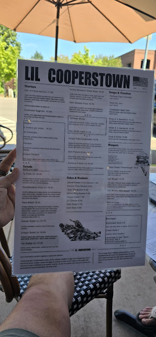Menu Lil Cooperstown Bar Grill - 25