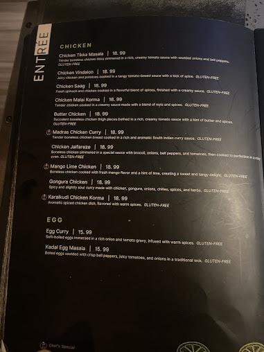 Menu Lime & Lemon Indian Grill & Bar - Raleigh - 20