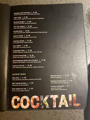 Menu Lime & Lemon Indian Grill & Bar - Raleigh - 25