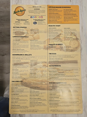 Menu Lincoln Square Pancake House Indianapolis - 22