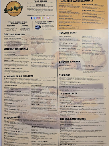 Menu Lincoln Square Pancake House Indianapolis - 26