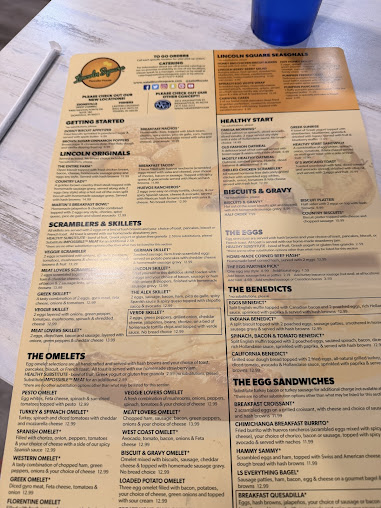 Menu Lincoln Square Pancake House Indianapolis - 29