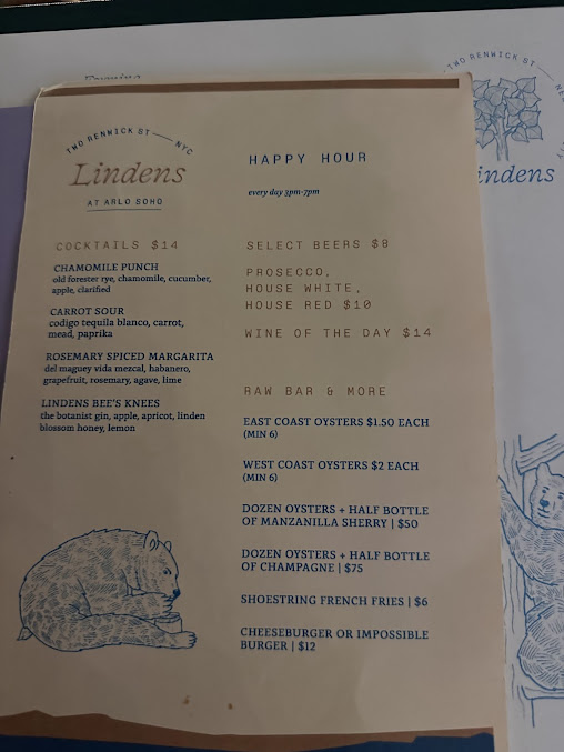 Menu Lindens - 20