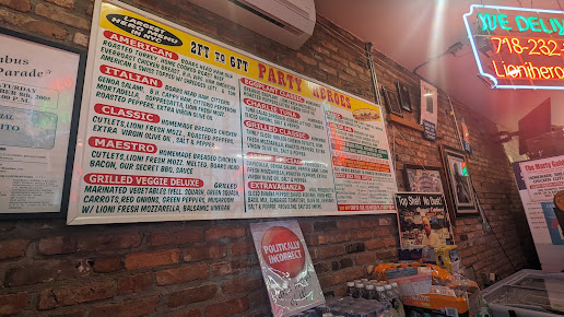 Menu Lioni Italian Heroes - 26