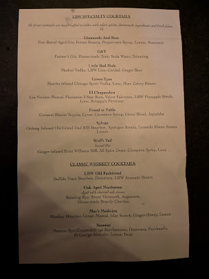 Menu Little Bad Wolf - 29