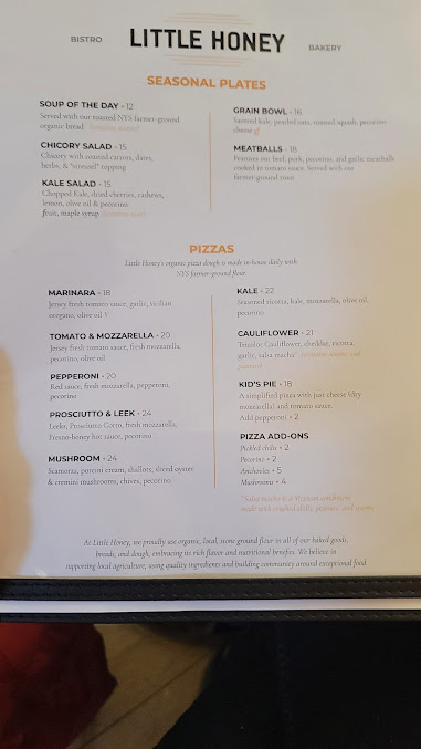 Menu Little Honey - 21