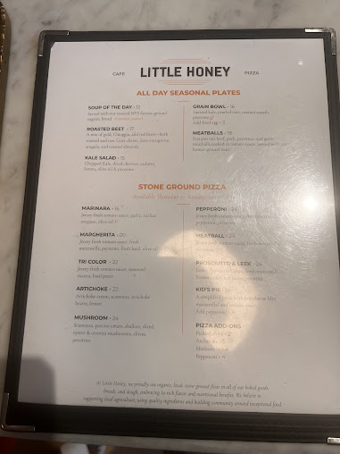 Menu Little Honey - 22