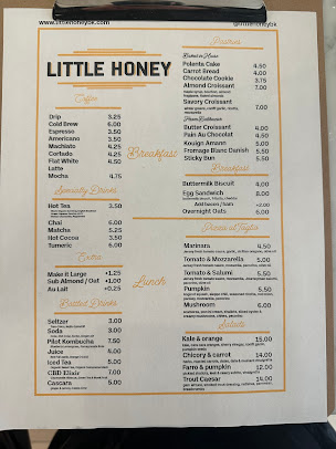 Menu Little Honey - 24